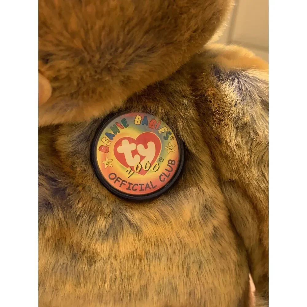 Ty 2000 Classic Beanie Buddy Buddies Clubby III Bear Plush Official Club 12